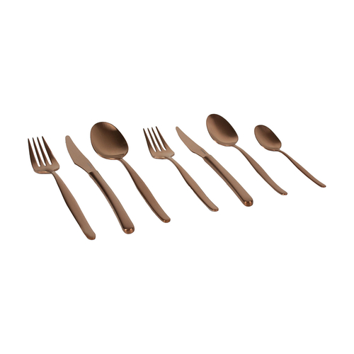 Bali copper, 56 Piece Cutlery Set, Stainless Steel