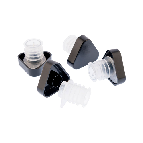 Anti-drip Wine Pourers with lid x4