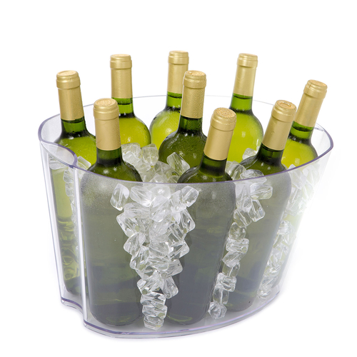 XXL Ice Bucket Transparent - 9 Bottles