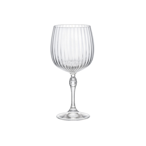 Set of 4 America '20s 745ml Gin Tonic glasses, lead-free crystal, dishwasher safe