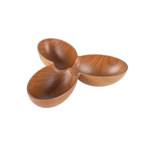 3 Compartments Bowl, Wood