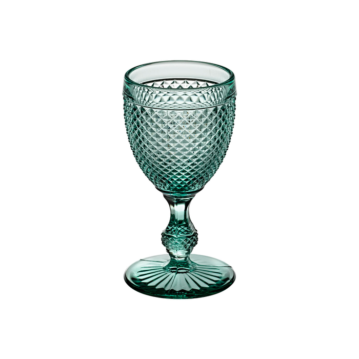 4 Copos vinho tinto Bicos 210 ml, verde menta, vidro cristalino - Vista Alegre - 5601266324210