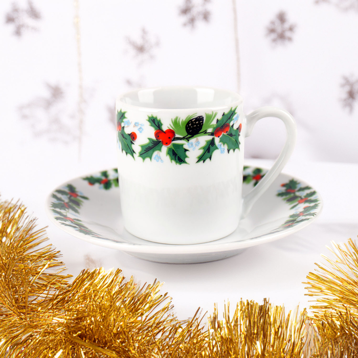 Set of 6 Christmas cups 102ml - Be My Guest - 5602737057408