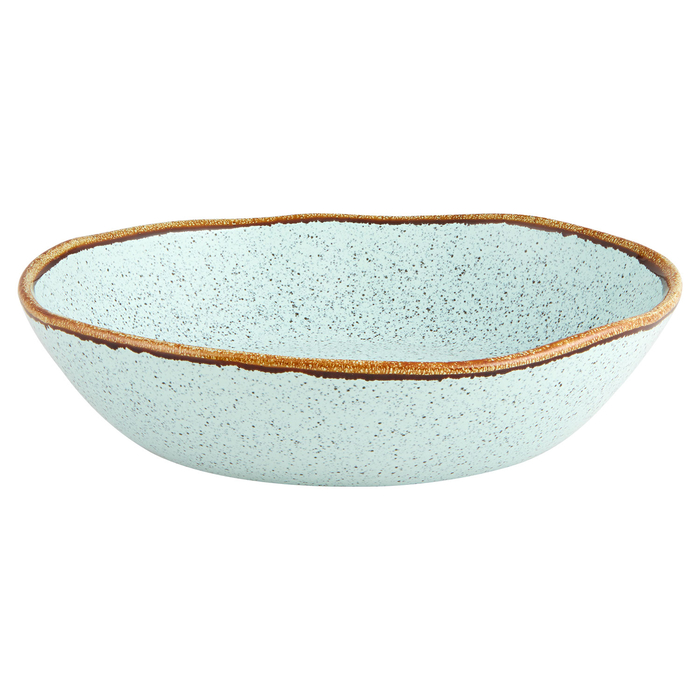 Soup Plate Rustic Blend Turquoise, 22 cm, Stoneware - Vista Alegre - 5604782033000