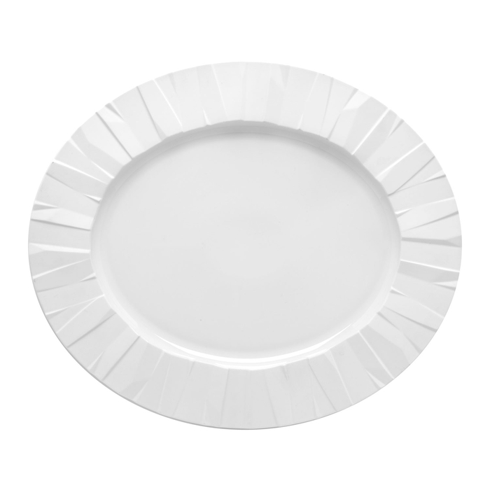 Matrix Oval Platter 42 cm, Glazed Porcelain - Vista Alegre - 5601266306346