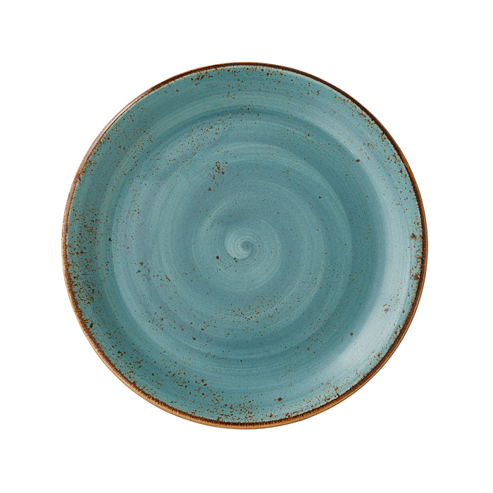 Craft Blue Coupe Plate 25cm, Vitrified Porcelain - Steelite - 5018461380512