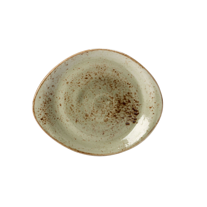 Craft green oval dinner plate 25cm - Steelite - 5018461381168