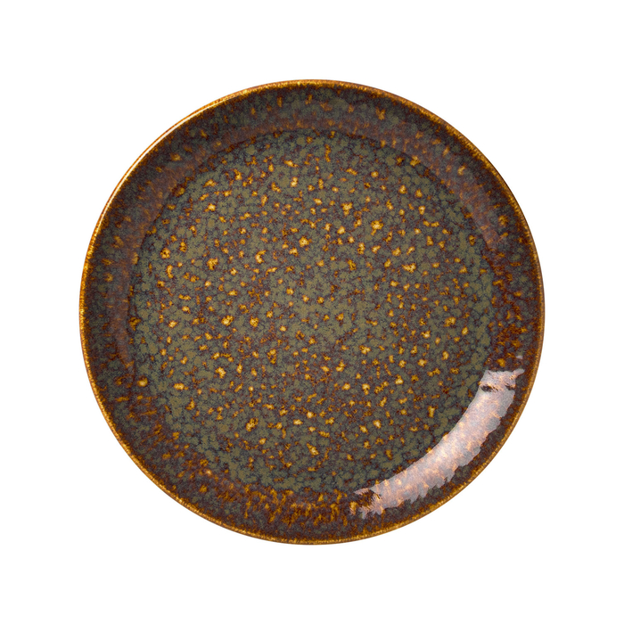 15cm Vesuvius Amber Plate, Vitrified Porcelain - Steelite - 5018461612941