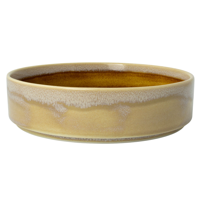 Aurora Vesuvius Amber 20cm Bowl, vitrified Porcelain - Steelite - 5018461672280
