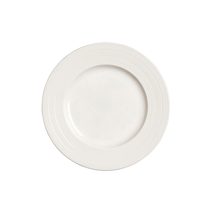 Prato Raso 20cm, Concorde, Porcelana branca com acabamento liso e borda reforçada - Steelite - 5018461752401