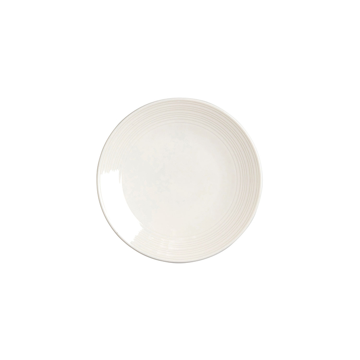 16cm Coupe Dessert Plate, Concorde collection, white Porcelain with a smooth finish - Steelite - 5018461752487