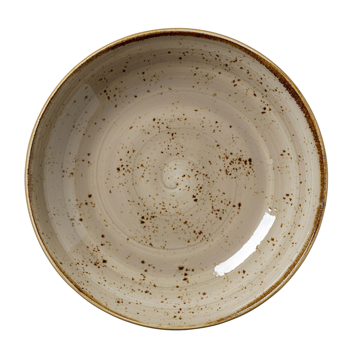 25cm Deep Coupe Plate Craft Porcini, vitrified Porcelain - Steelite - 5018461587409