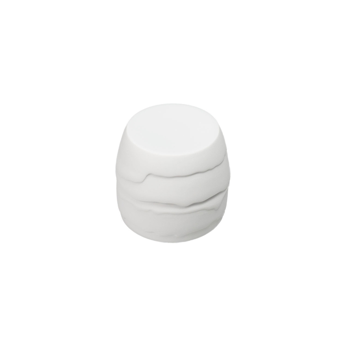 Pódium redondo Terra 9×10cm, branco, porcelana profissional - Costa Verde - 5603578210236