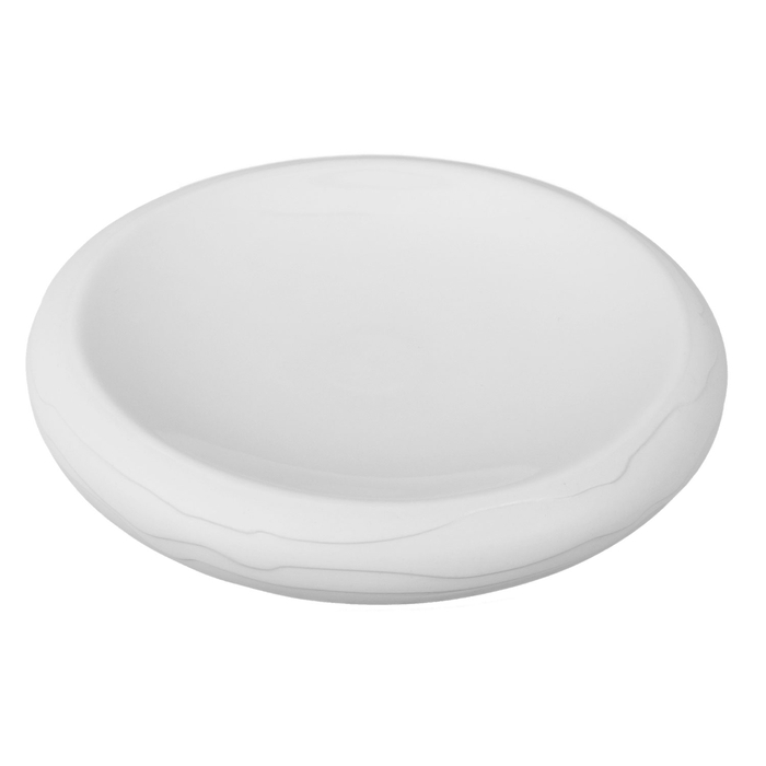 Prato redondo Terra 30cm, branco, porcelana profissional - Costa Verde - 5603578210151