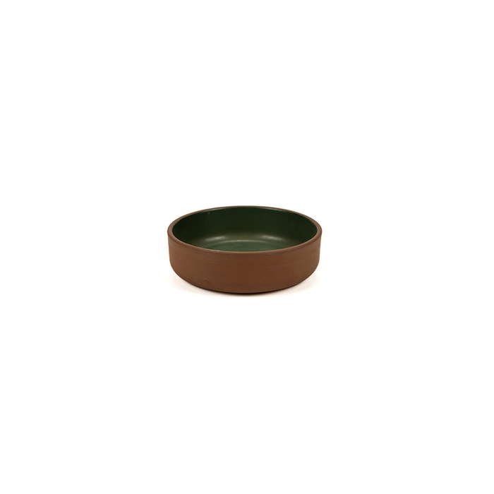 Maria Terracota Terra Green Large Low Bowl 20 cm - Maria Portugal Terracota - 5600785603912