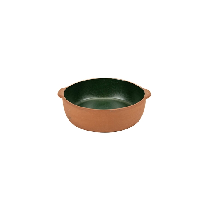 Maria Terracota Terra Green Round Baker 22 cm - Maria Portugal Terracota - 5600851020674