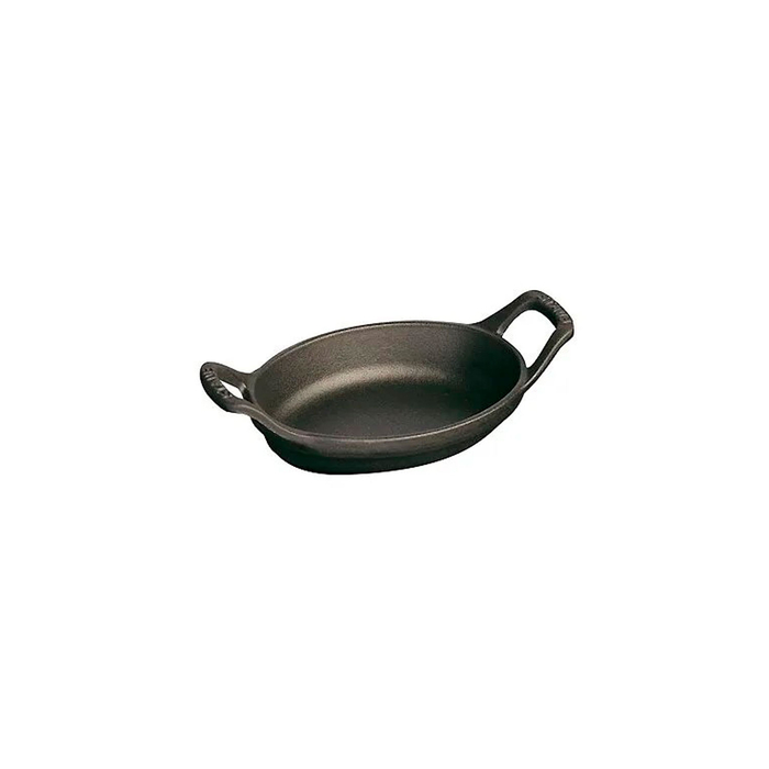 Staub 15cm Oval Oven Pan, Black Cast Iron - Staub - 3272343013239