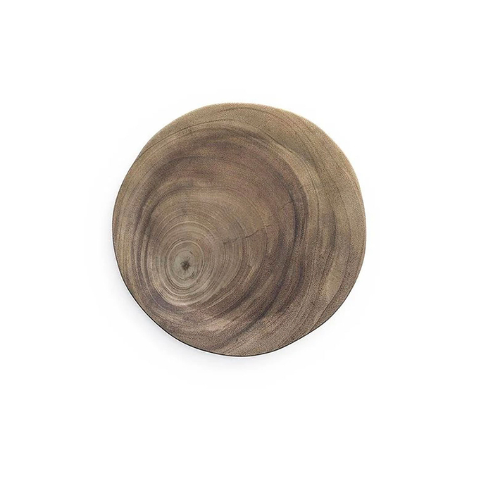 Sherwood Brown Plate, 33x2 cm, Melamine - Touch Mel - 8028460482053