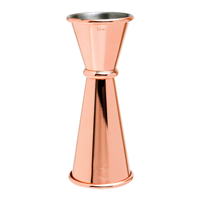 Copper Jigger 25/35/50ml, Stainless Steel - Beaumont - 5020229107873