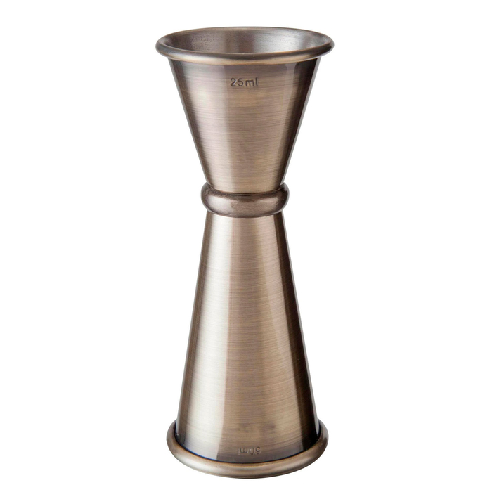 Jigger 25/35/50ml, Vintage, Stainless Steel - Beaumont - 5020229108474