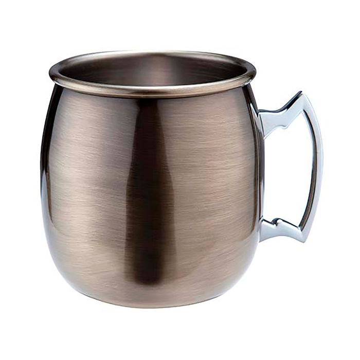Curve Moscow Mule mug, 500ml, Stainless Steel - Beaumont - 5020229109341