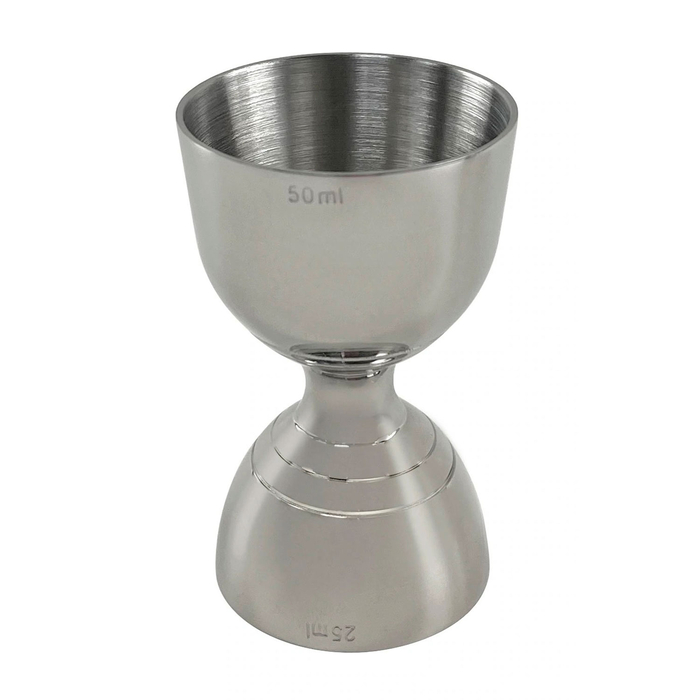 Bell Jigger 25/50ml, Stainless Steel - Beaumont - 5020229112358