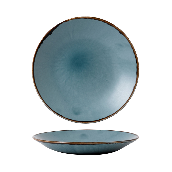 Prato fundo Harvest Blue 28cm - Dudson - 5602737076119