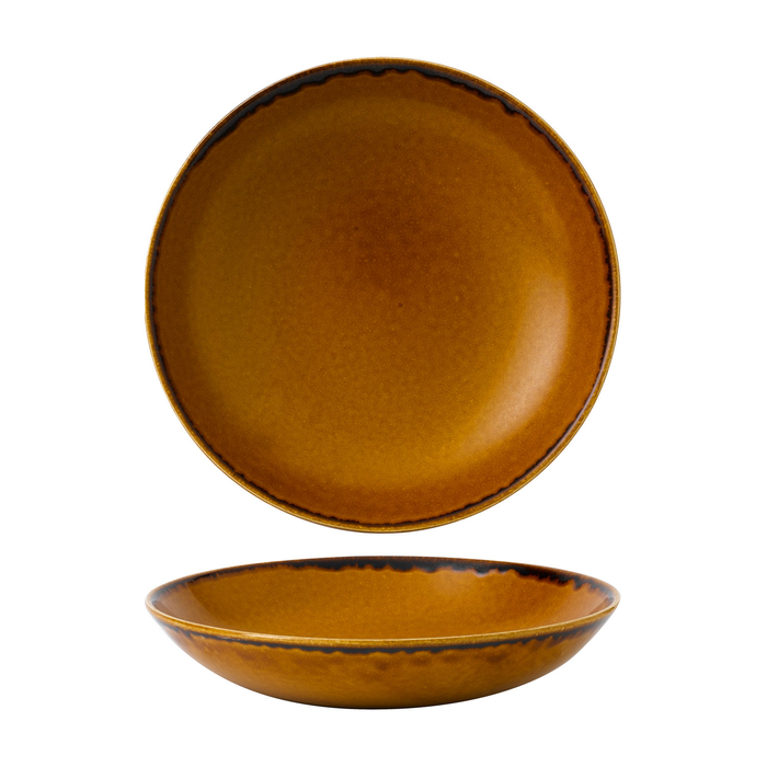 Prato fundo Harvest Brown 28cm - Dudson - 5602737076249