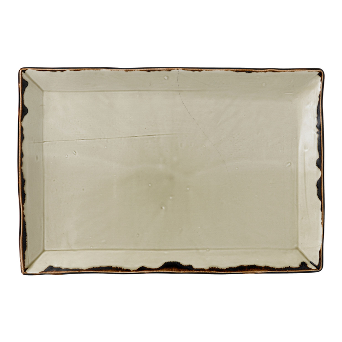 Harvest Linen serving plate 34x23cm - Dudson - 5602737076430