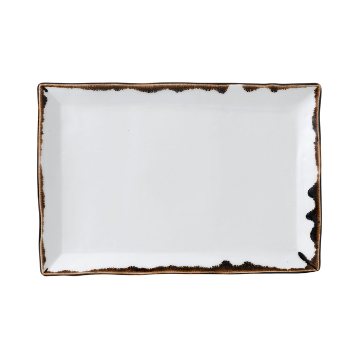 Serving plate Harvest Natural 34x23cm - Dudson - 5034414443653