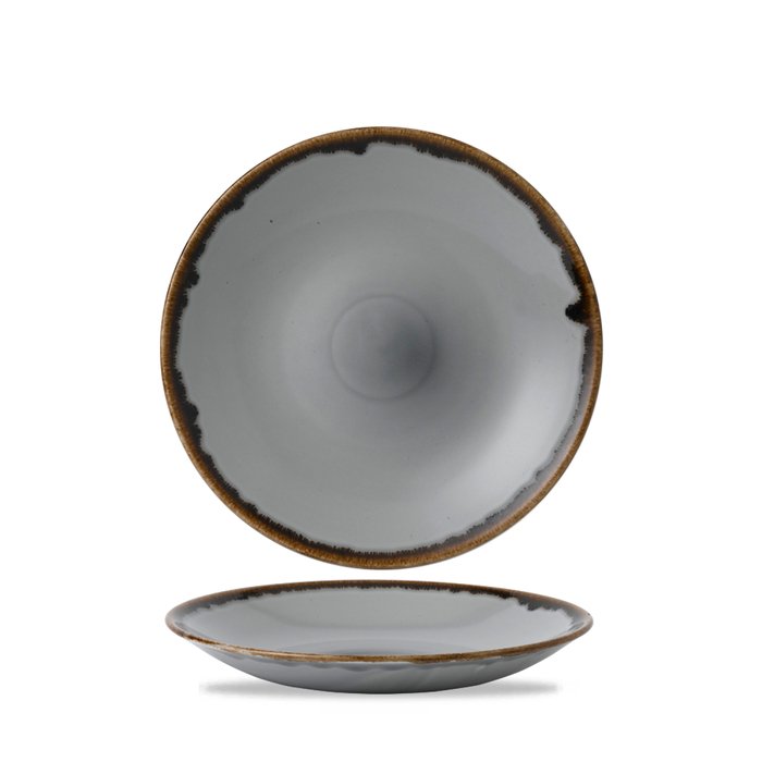 Prato Fundo Harvest Grey 28cm - Dudson - 5034414448740