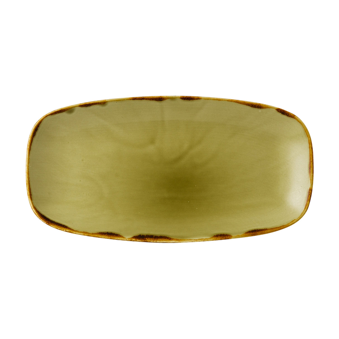 Travessa oval Harvest Green 36x19cm - Dudson - 5034414442878