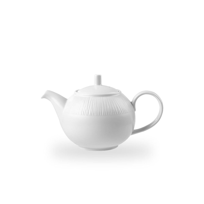 Teapot 850 ml Bamboo White, Vitrified Porcelain - Churchill - 5034414364347