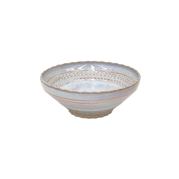Taça de sopa/cereais grande Cristal 17,9cm, grés fino com acabamento artesanal inspirado em cristal - Costa Nova - 5606739936648