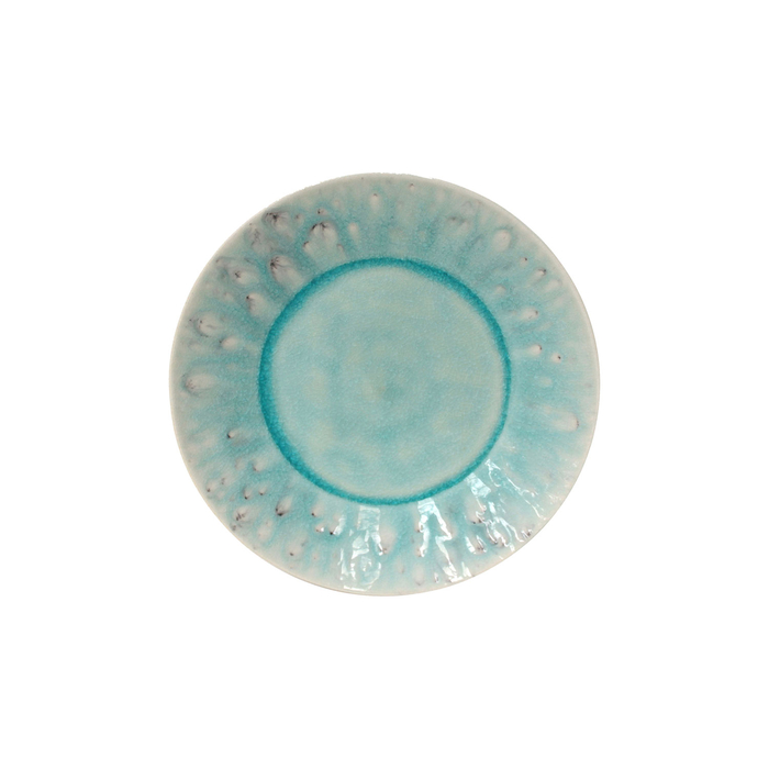 Madeira dessert plate 21cm, grey stoneware with handcrafted crackled finish - Costa Nova - 5606739930004