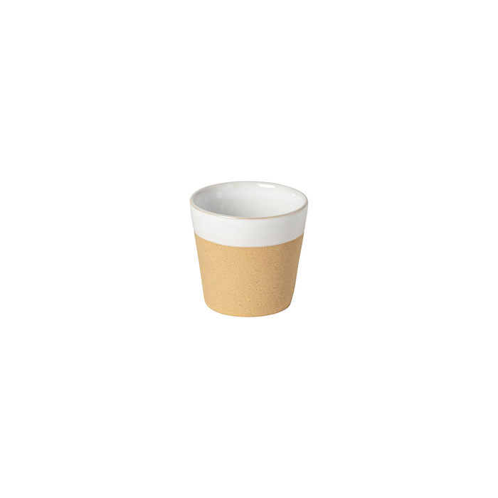 Copo Lungo Grespresso Nature 8 x 7,5 cm, 191 ml, grés reciclado com acabamento artesanal - Costa Nova - 5606739971359