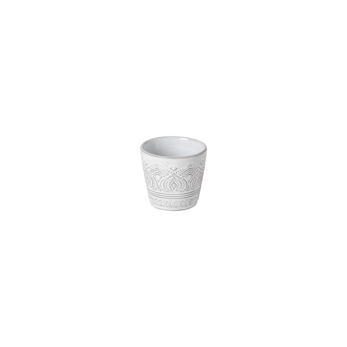 Grespresso Ecogres white Kenya Espresso Cup 70 ml, recycled stoneware with handcraft finish - Costa Nova - 5606739970659