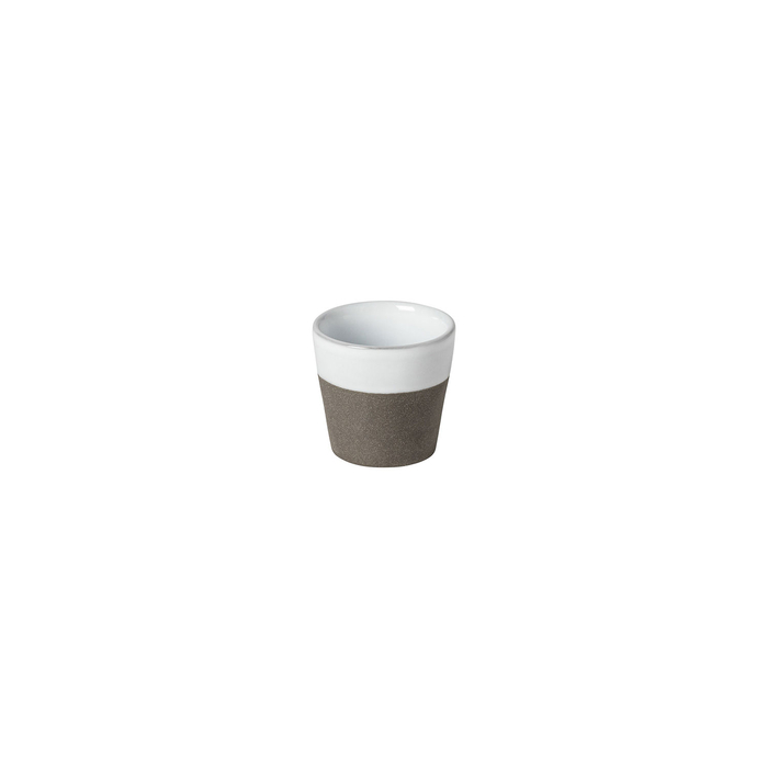 Copo Espresso Grespresso Nature 6,5 x 5,8 cm, 70 ml, grés reciclado com acabamento artesanal - Costa Nova - 5606739971304