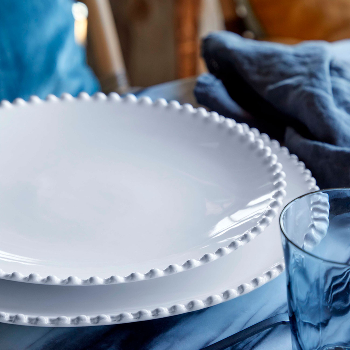 Pearl Dinner Plate 28.4 x 3.2 cm, fine stoneware with handcrafted finish - Costa Nova - 5606739910778