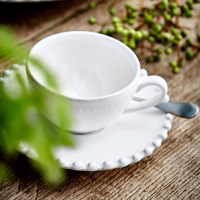Pearl coffee cup and saucer 90ml - Costa Nova - 5602737107400