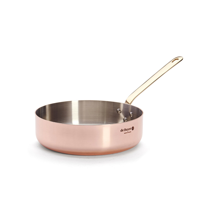 Frigideira alta cobre/inox Inocuivre 24cm - de Buyer - 3011246448249