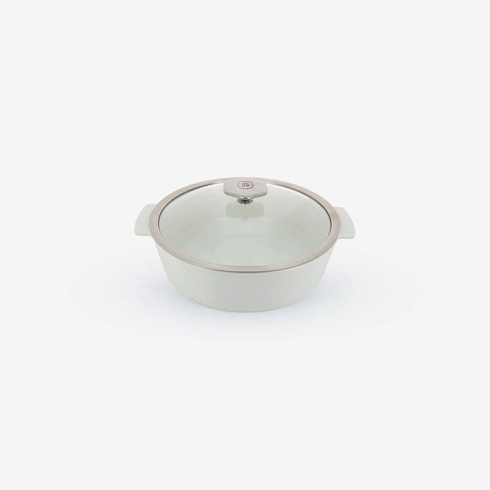 Revolution 2 White Shallow Casserole, 28cm, vitrified Porcelain - Revol - 3198246499669