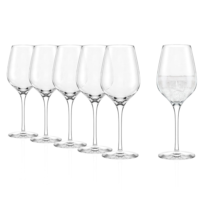 6 Exquisit Royal Universal Glasses 420ml, Fine Crystal for Special Moments - Stölzle Lausitz - 5602737107516