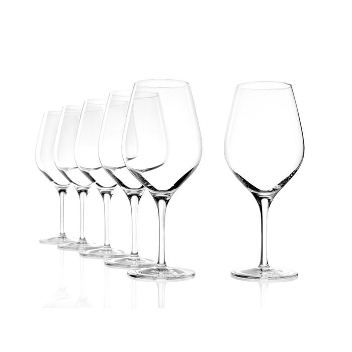 6 Copos de Vinho Tinto Bordeaux Exquisit 645ml - Stölzle Lausitz - 5602737107530