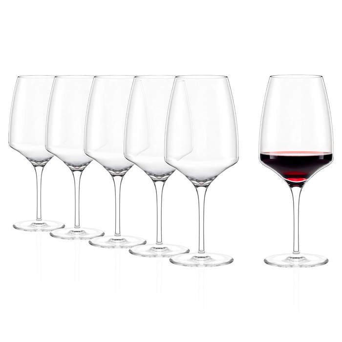 Set of 6 Bordeaux Experience Goblets 650ml - Stölzle Lausitz - 5602737107967