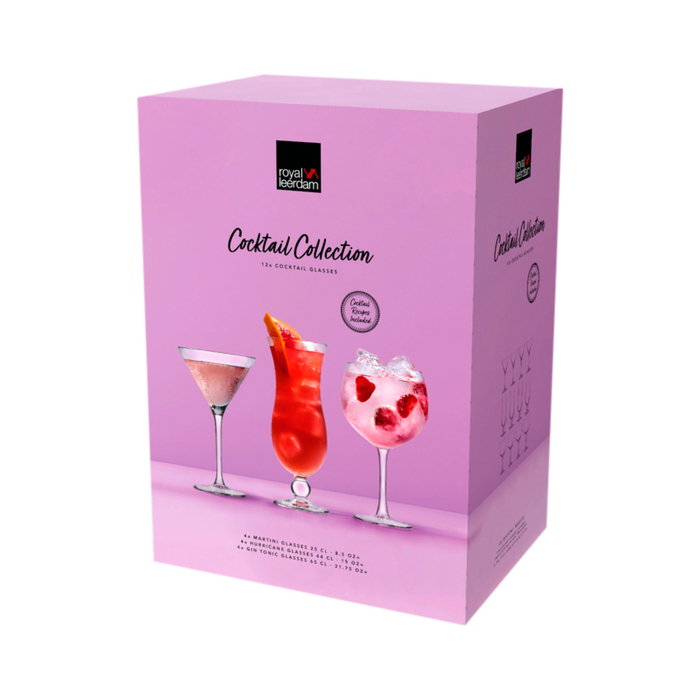12 Copos Cocktail Collection - Leerdam Crisal Glass - 8710964133943