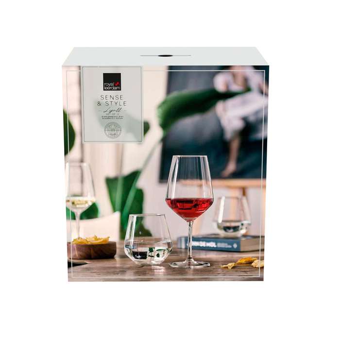 Copos vinho tinto 530ml e água 470ml Lyall - Leerdam Crisal Glass - 8710964260601