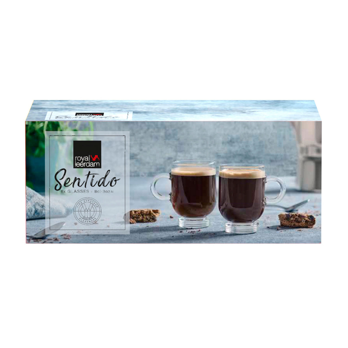 6 chávenas café 80ml - Leerdam Crisal Glass - 8710964831085