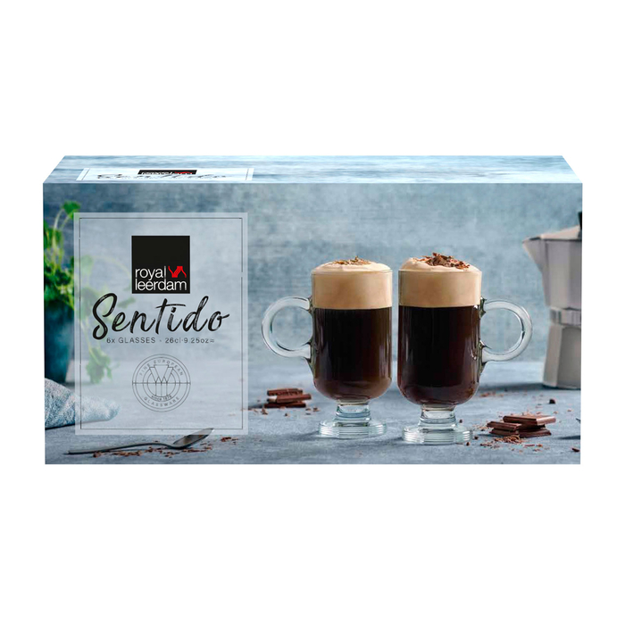6 canecas 260ml - Leerdam Crisal Glass - 8710964831115