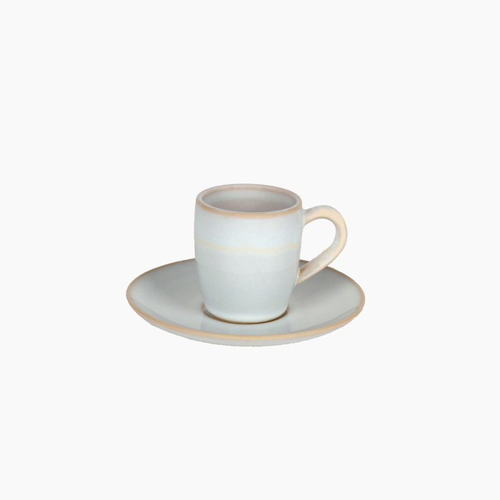 Pure Cup and Saucer 70ml, reinforced Stoneware - Servotel - 5602737099576